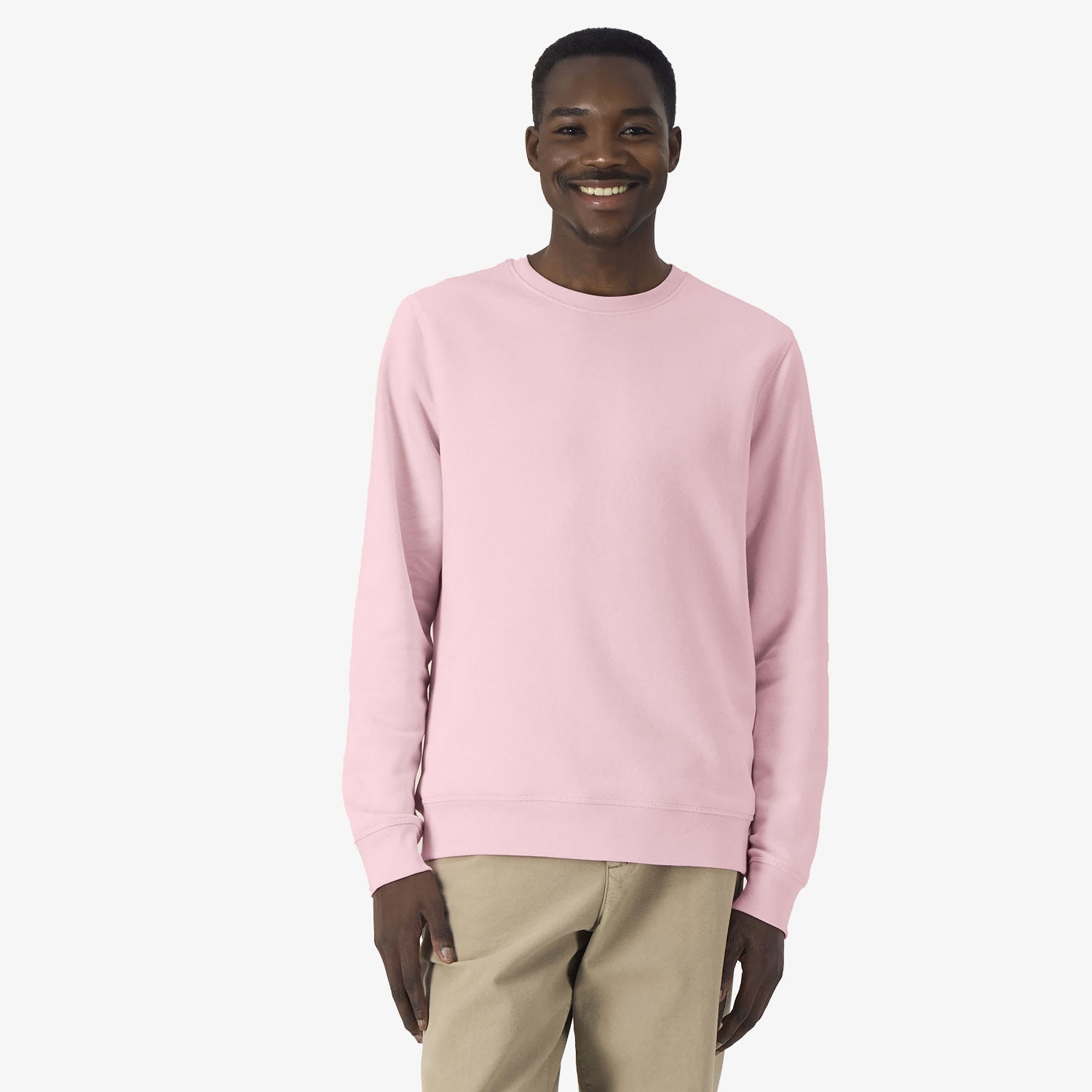 Modernes Unisex Basic-Sweatshirt aus nachhaltiger Baumwolle