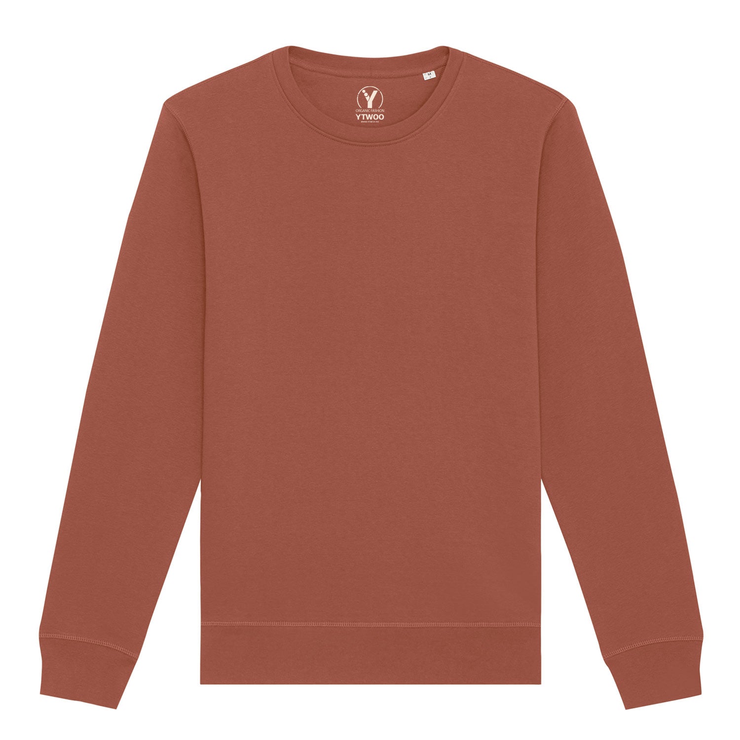Modernes Unisex Basic-Sweatshirt aus nachhaltiger Baumwolle