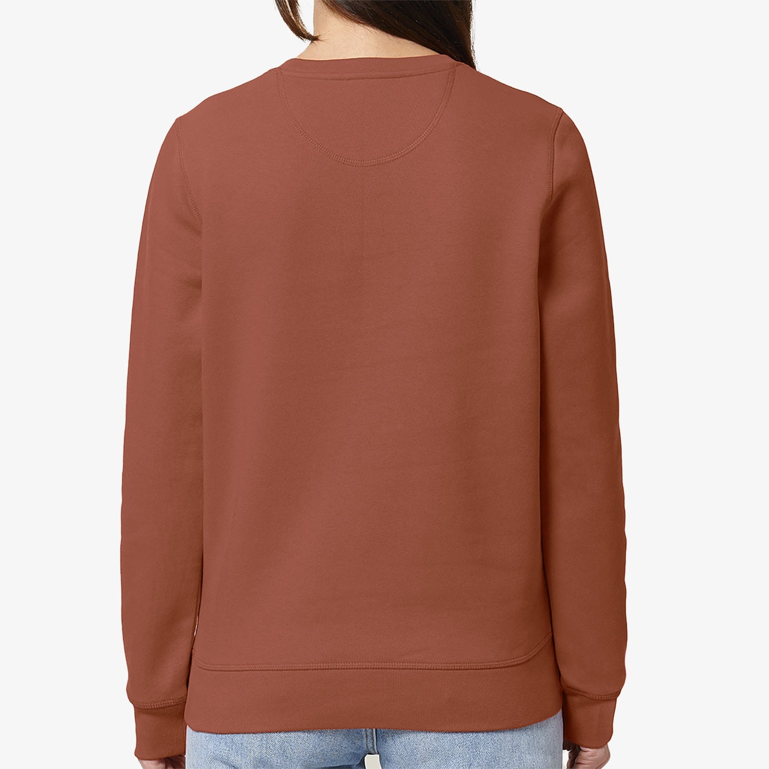 Modernes Unisex Basic-Sweatshirt aus nachhaltiger Baumwolle