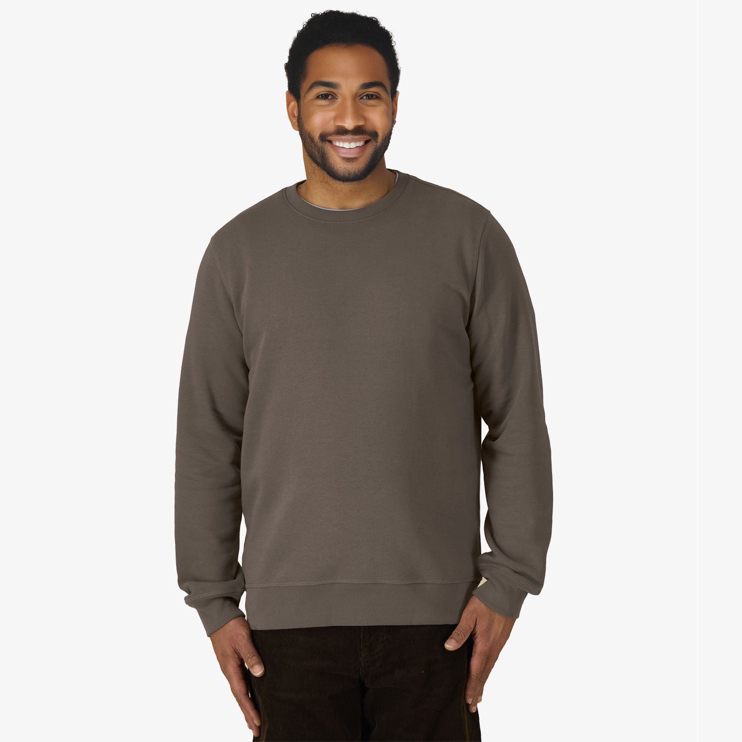 Modernes Unisex Basic-Sweatshirt aus nachhaltiger Baumwolle