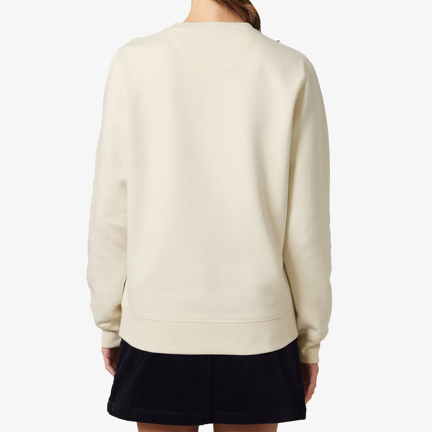 Modernes Unisex Basic-Sweatshirt aus nachhaltiger Baumwolle