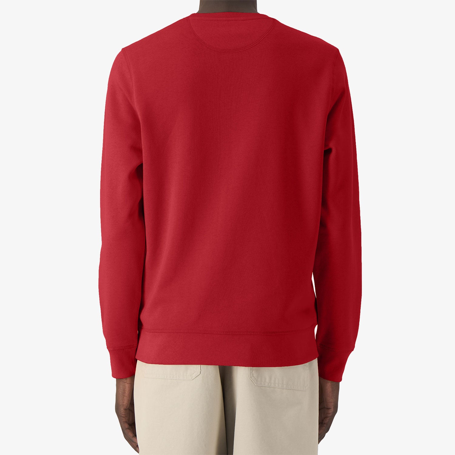 Modernes Unisex Basic-Sweatshirt aus nachhaltiger Baumwolle