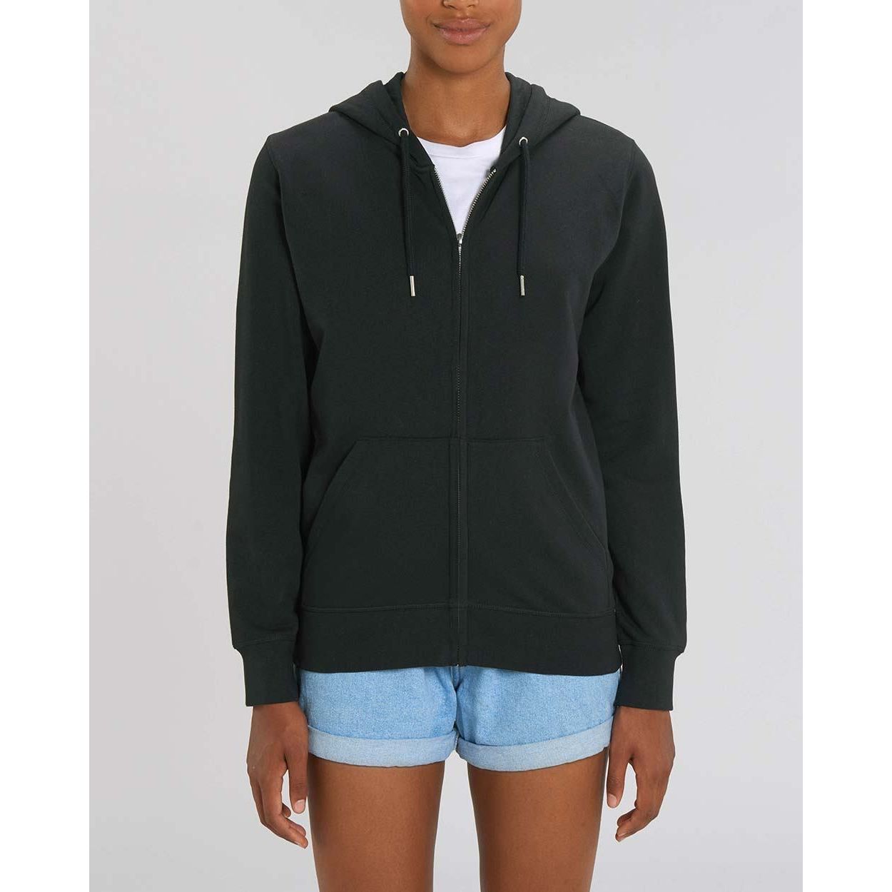 hoodie-jacke-damen-herren-zipper-fair-wear_Black_1