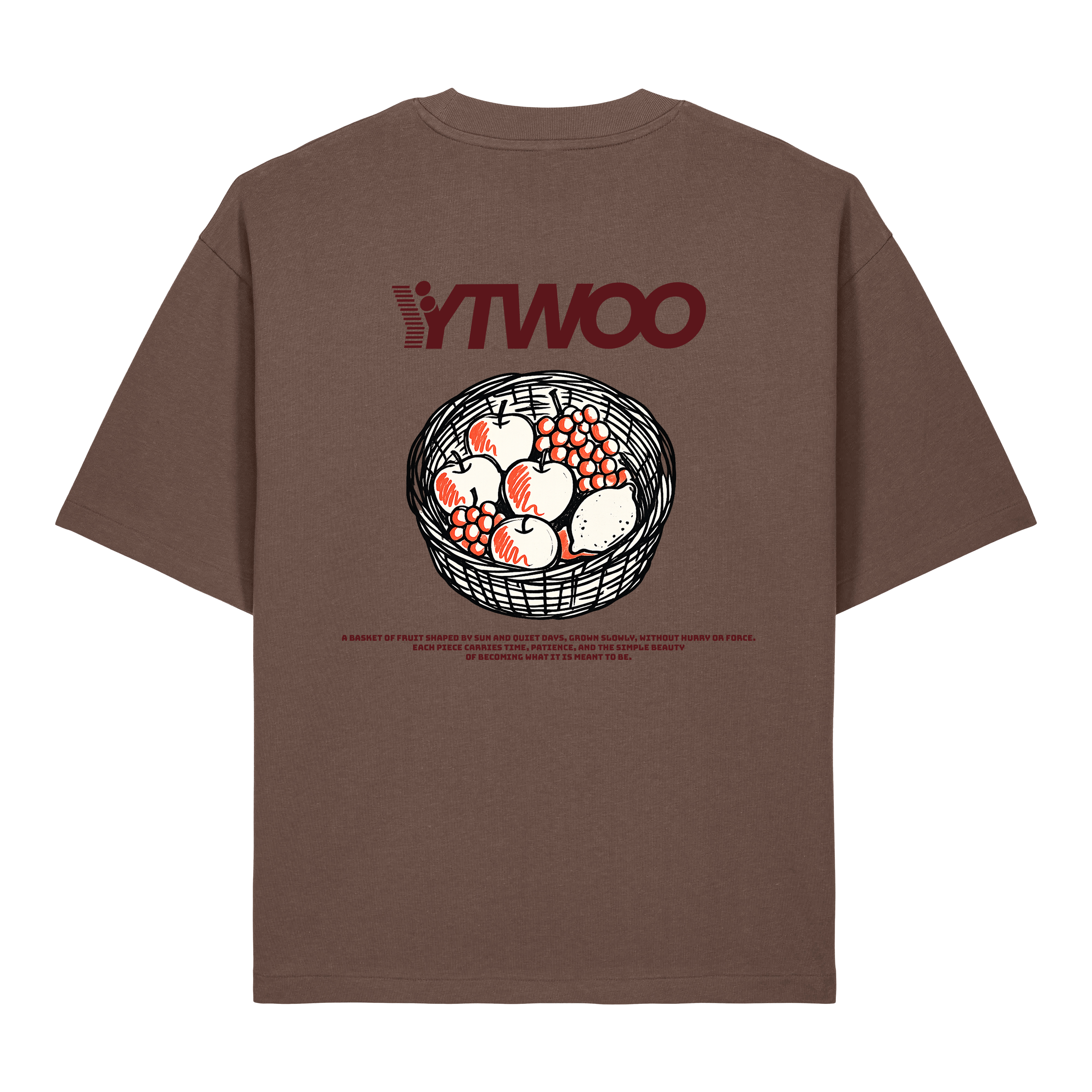 YTWOO Obstkorb – Heavyweight Boxy T-Shirt