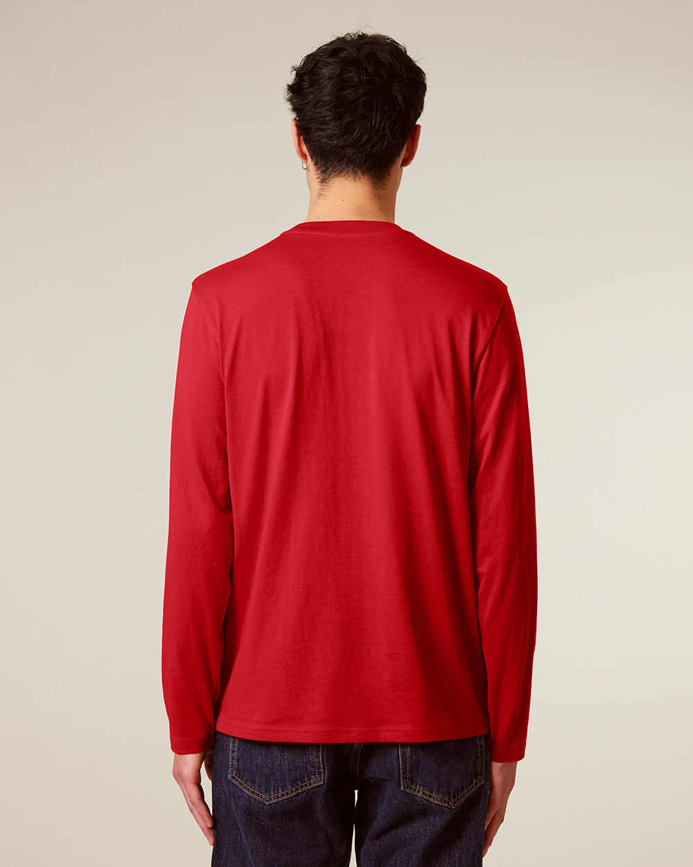 Unisex-Basic-Longsleeve-YTWOO-100-Bio-Baumwolle-Eco-Fair-Produziert-Nachhaltig-ROT-STUDIO-BACK