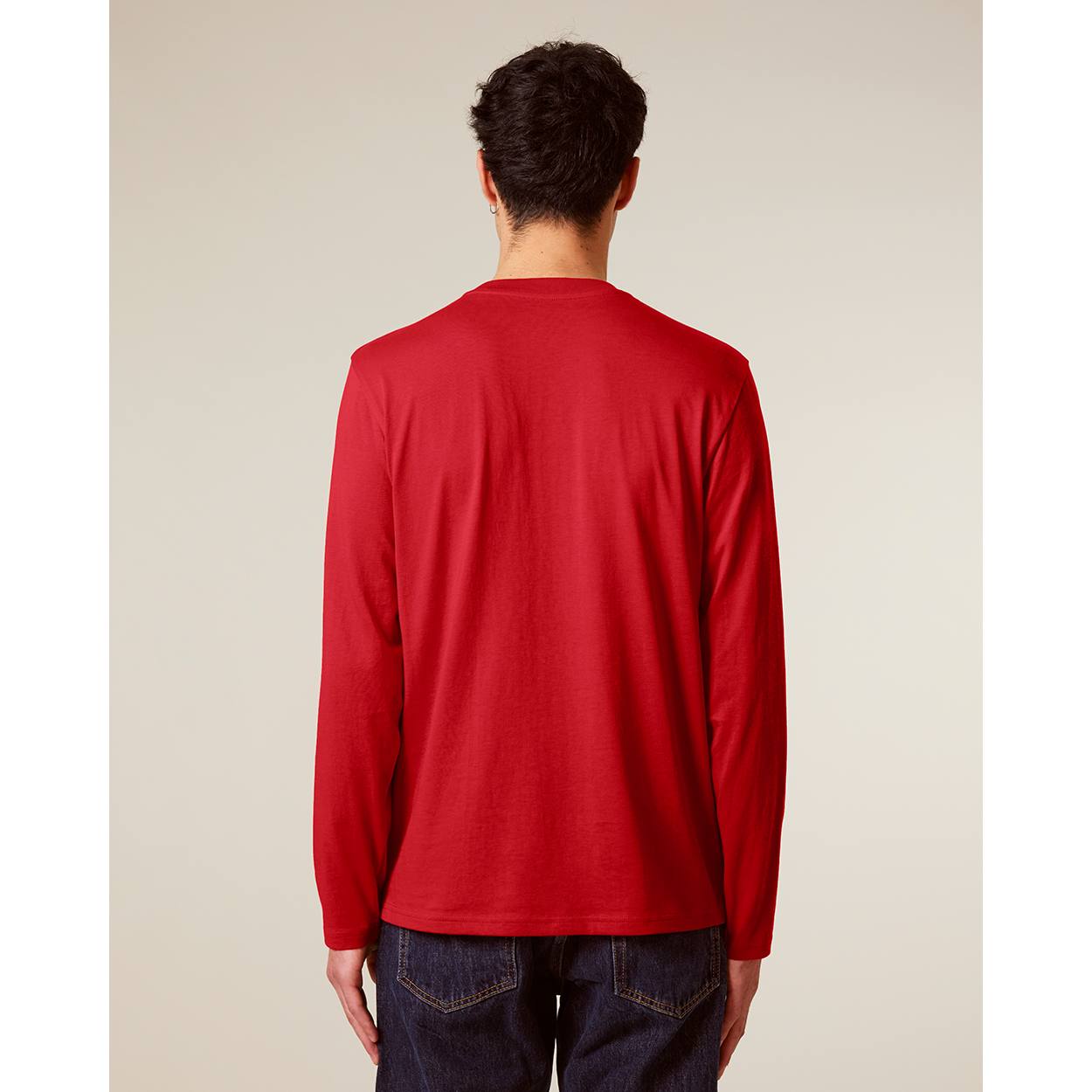 Unisex-Basic-Longsleeve-YTWOO-100-Bio-Baumwolle-Eco-Fair-Produziert-Nachhaltig-ROT-STUDIO-BACK