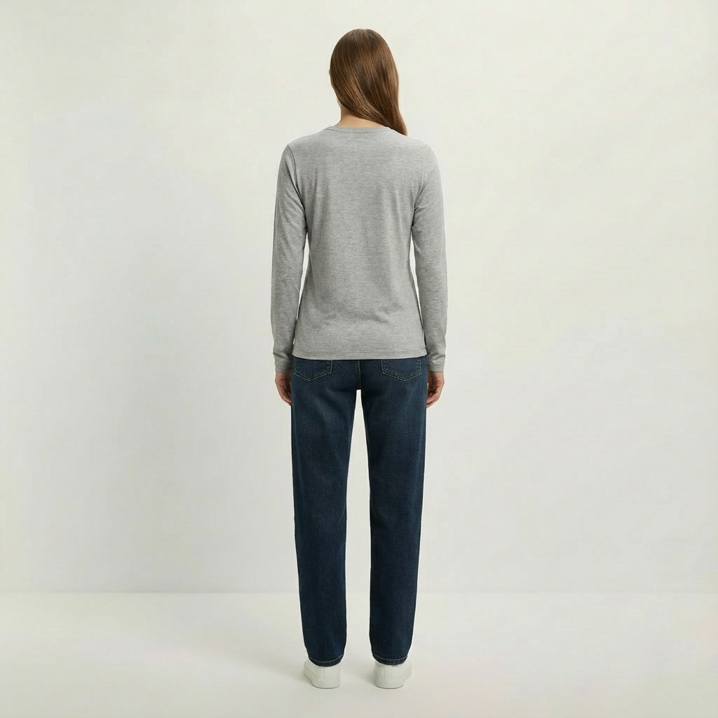 Basic Unisex-Langarm-T-Shirt aus Bio-Baumwolle