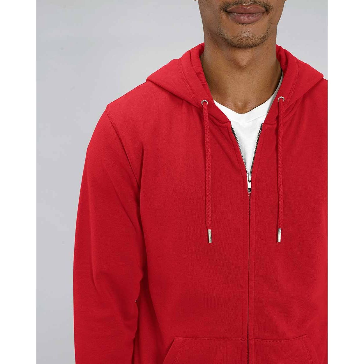 hoodie-jacke-damen-herren-zipper-fair-wear_Red_4