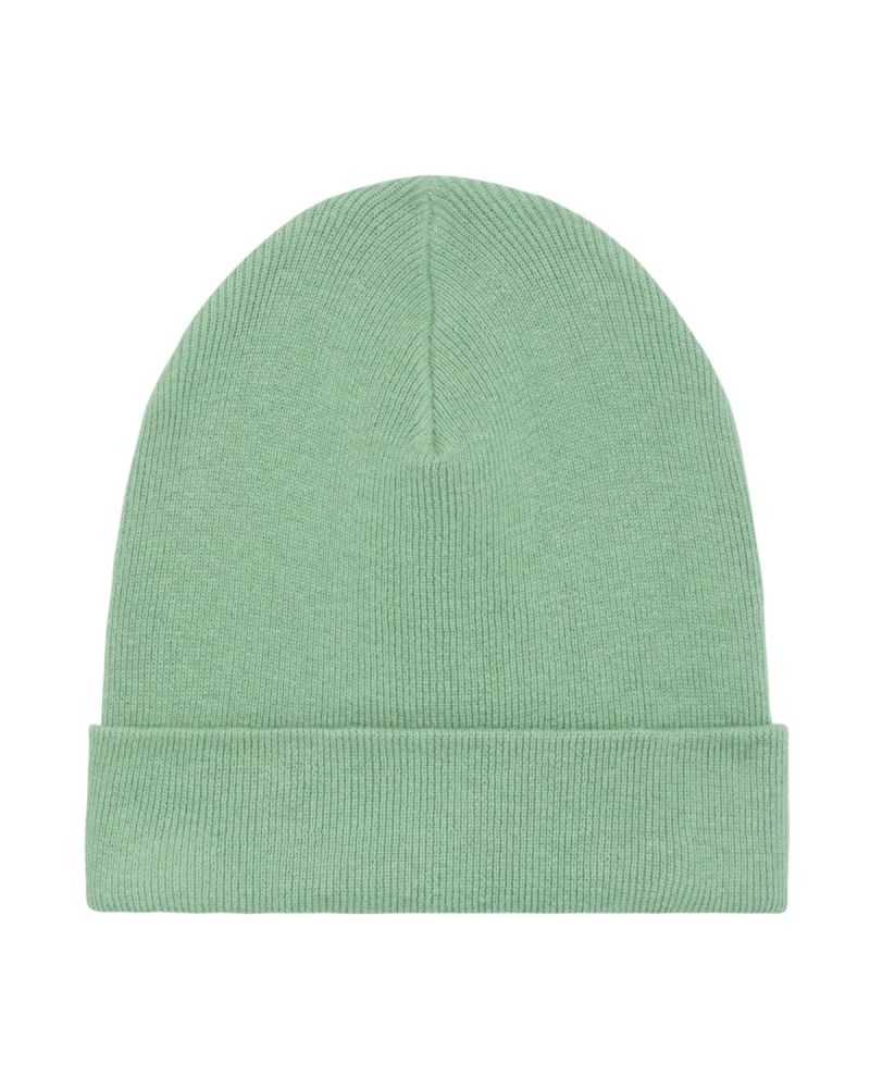 beanie-bio-baumwolle-recyeltes-pet_Rib-Beanie_Dusty-Mint_Packshot_Front_Main_0