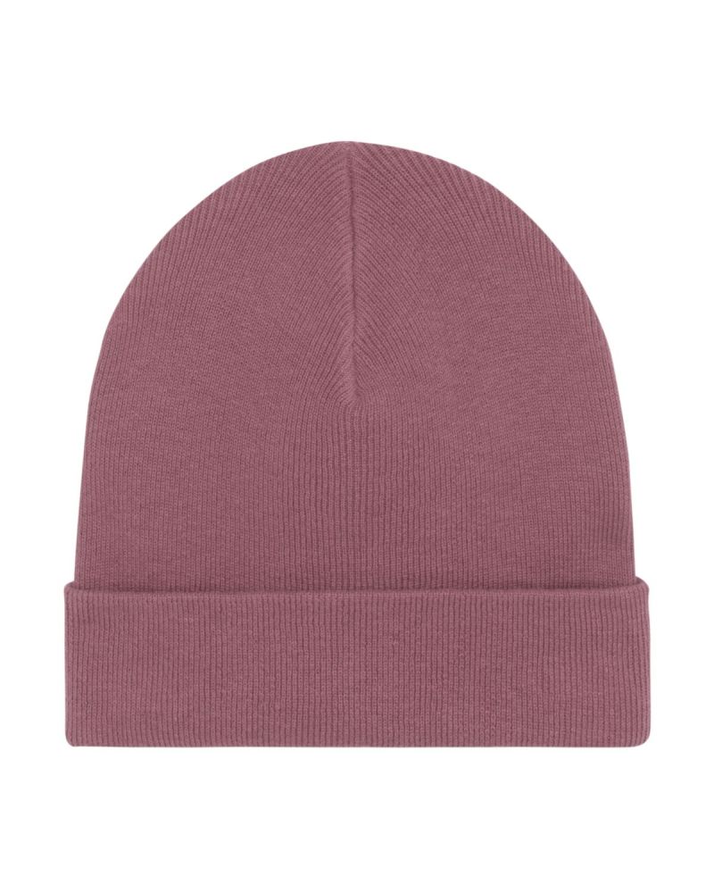 beanie-bio-baumwolle-recyeltes-pet_Rib-Beanie_Hibiscus-Rose_Packshot_Front_Main_0