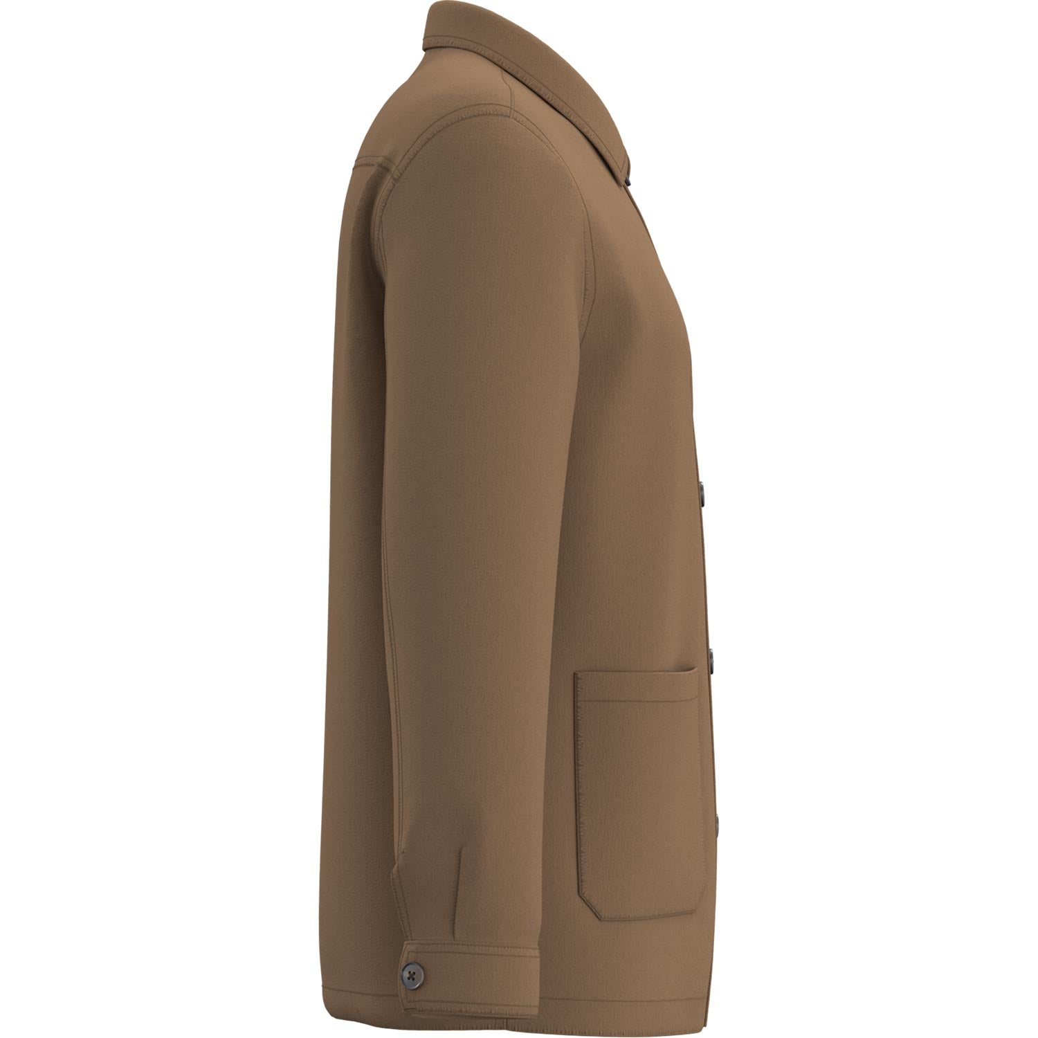 Basic Herren-Workerjacke aus nachhaltiger Baumwolle