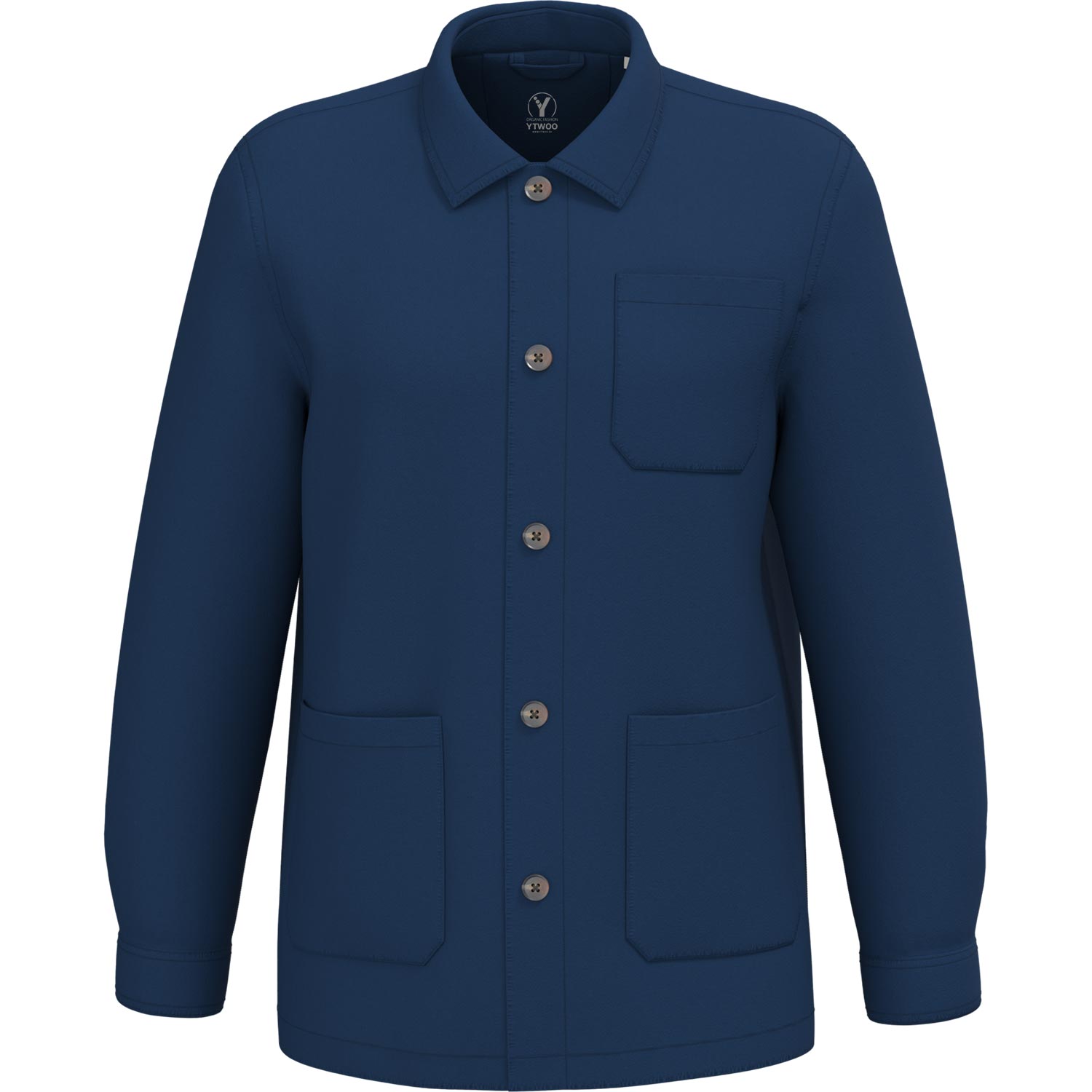 Basic Herren-Workerjacke aus nachhaltiger Baumwolle