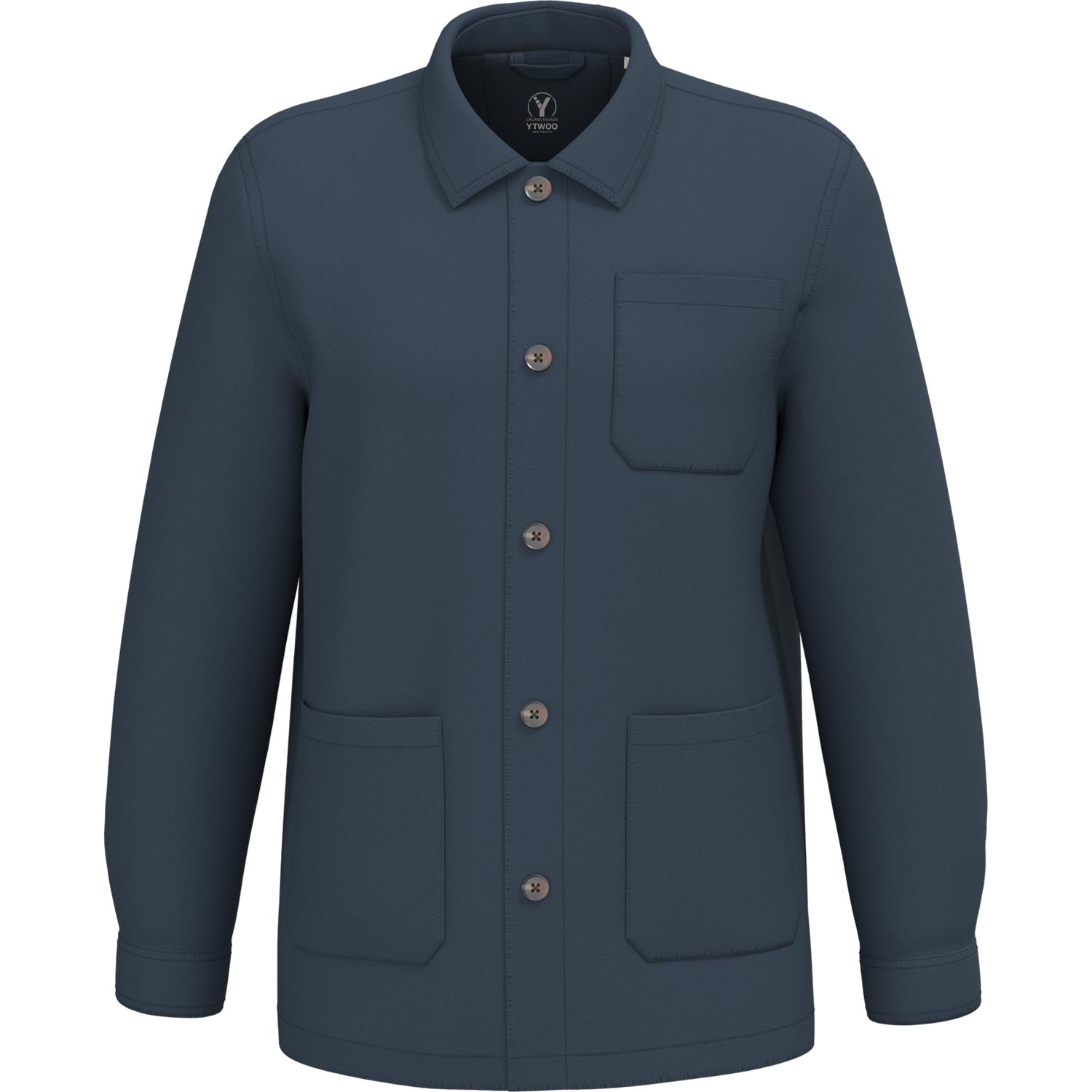 Basic Herren-Workerjacke aus nachhaltiger Baumwolle