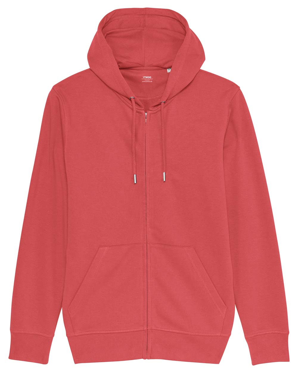 hoodie-jacke-damen-herren-zipper-fair-wear_Carmine_Red_11