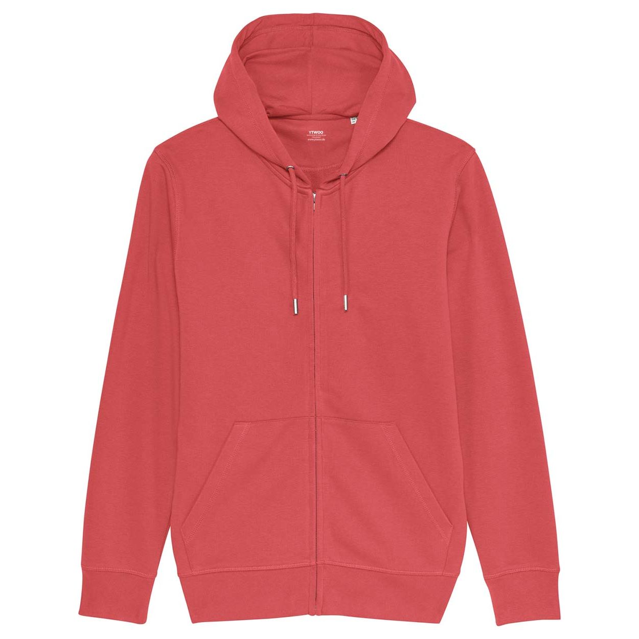 hoodie-jacke-damen-herren-zipper-fair-wear_Carmine_Red_11