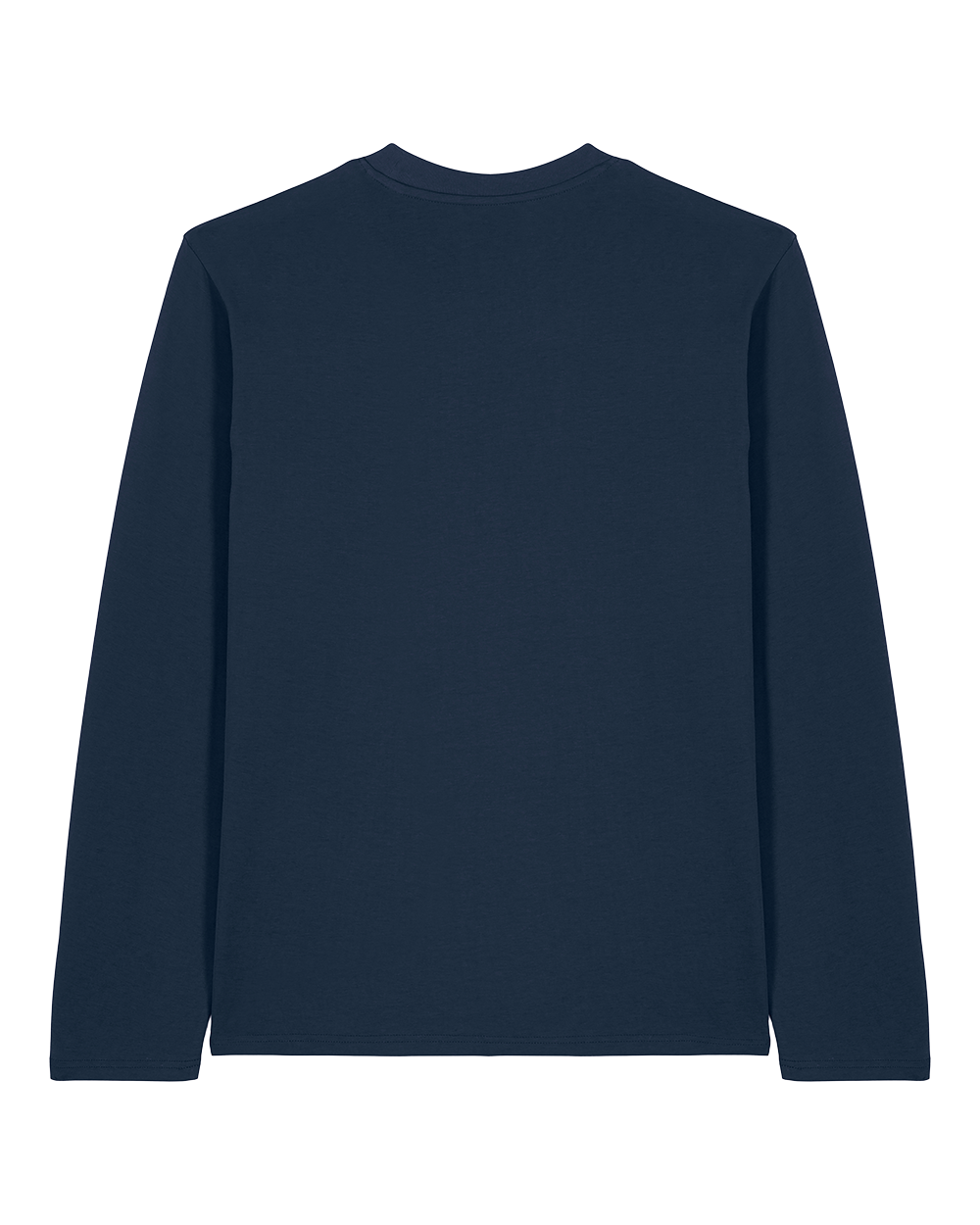 YTWOO-Basic-Unisex-Langarmshirt-100-Bio-Baumwolle-Eco-Fair-produziert-Nachhaltig-NAVY-PACK-BACK