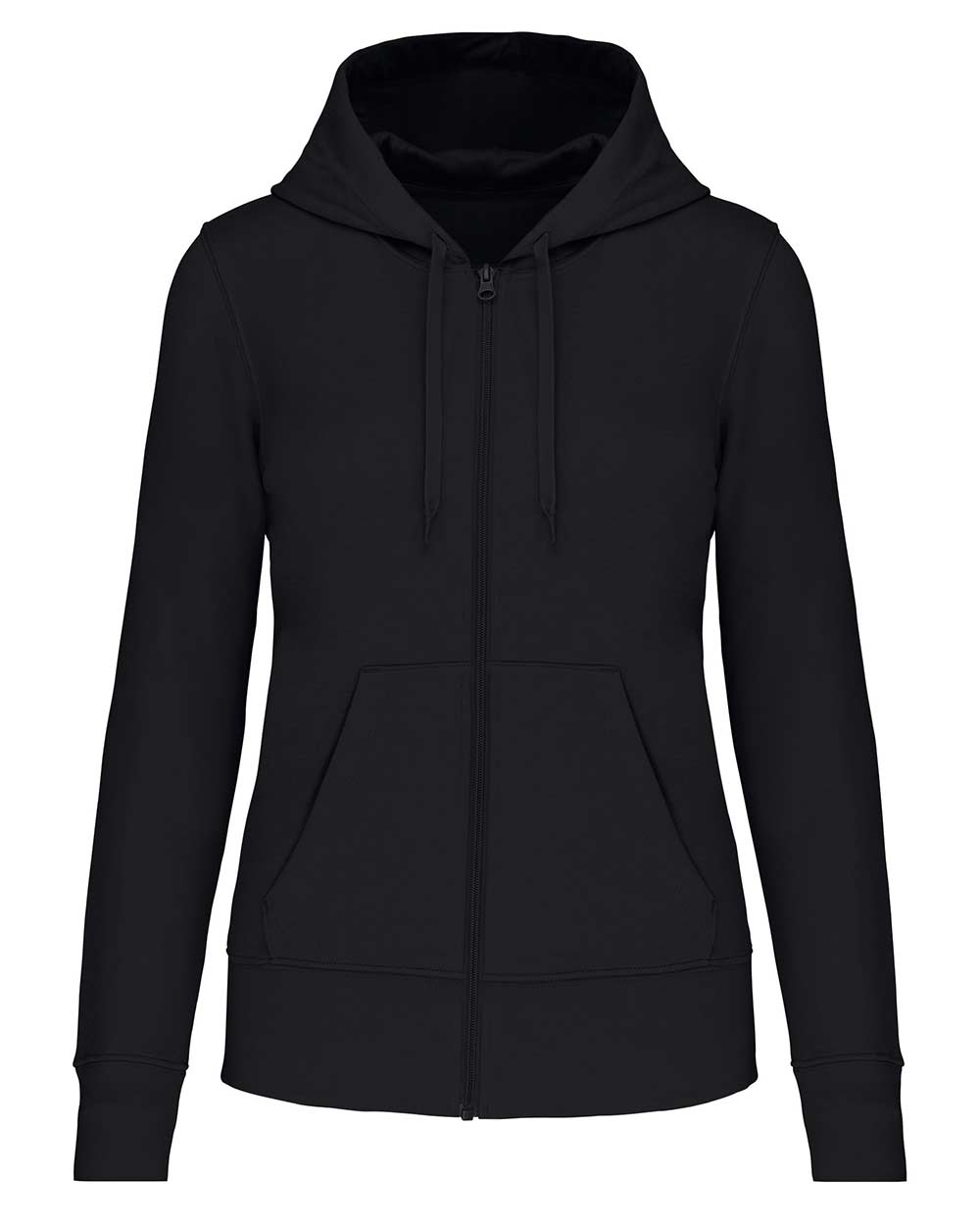 damen-bio-kapuzenjacke-black