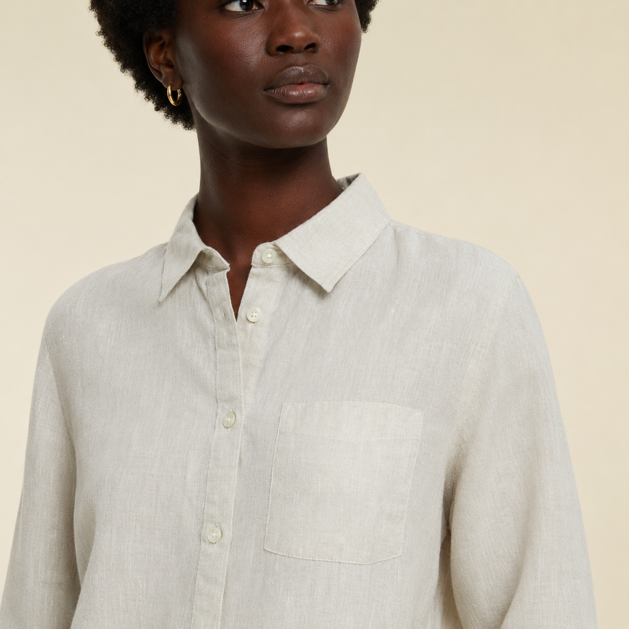 Damen Leinenbluse