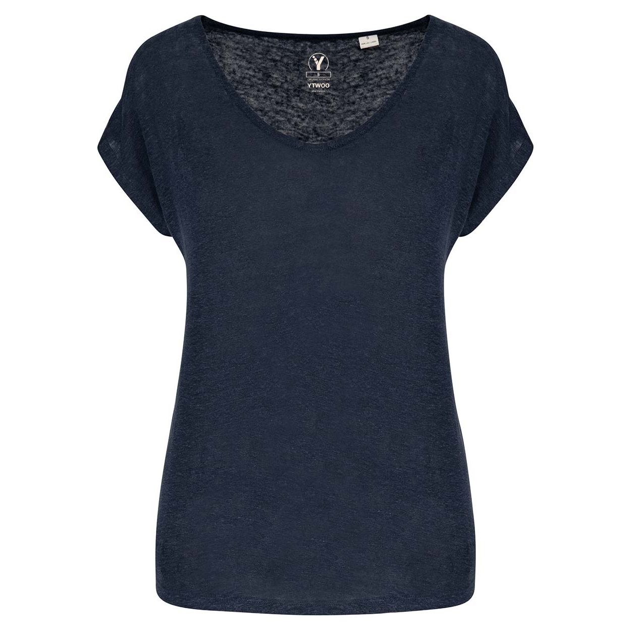damen-leinen-t-shirt-v-ausschnitt-blau_07