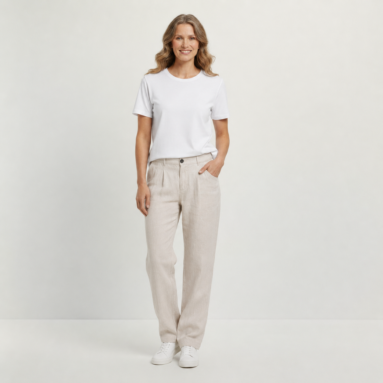 Damen Leinenhose