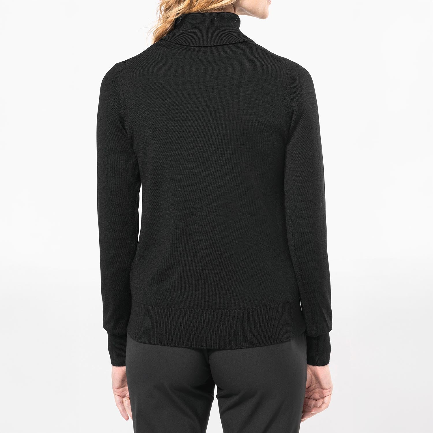 Damen-Merinopullover mit Rollkragen