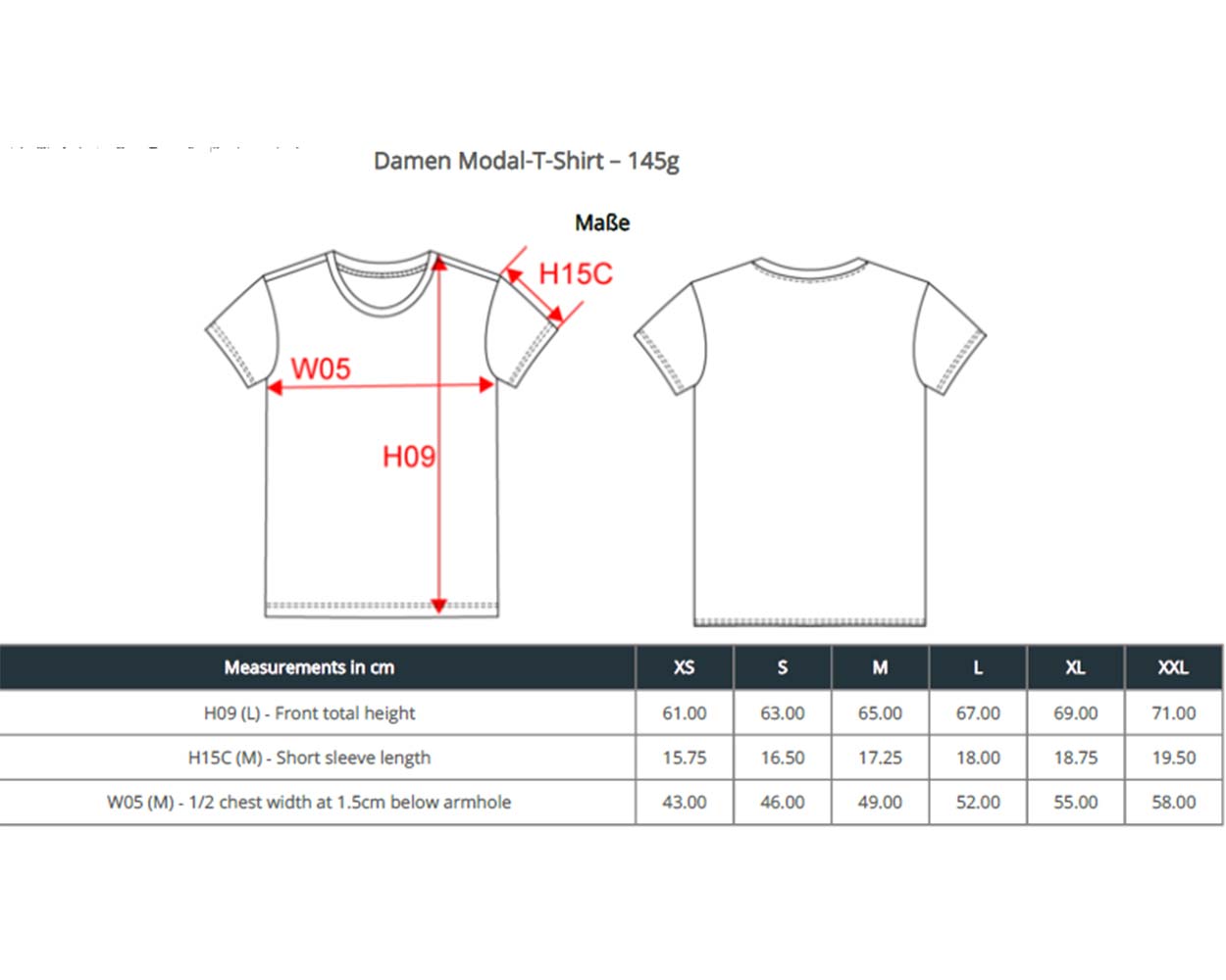 damen-modal-t-shirt-sizeguide