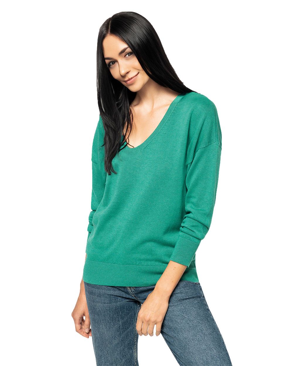 damen-pullover-v-ausschnitt-tencel-lyocell-bio-green_01