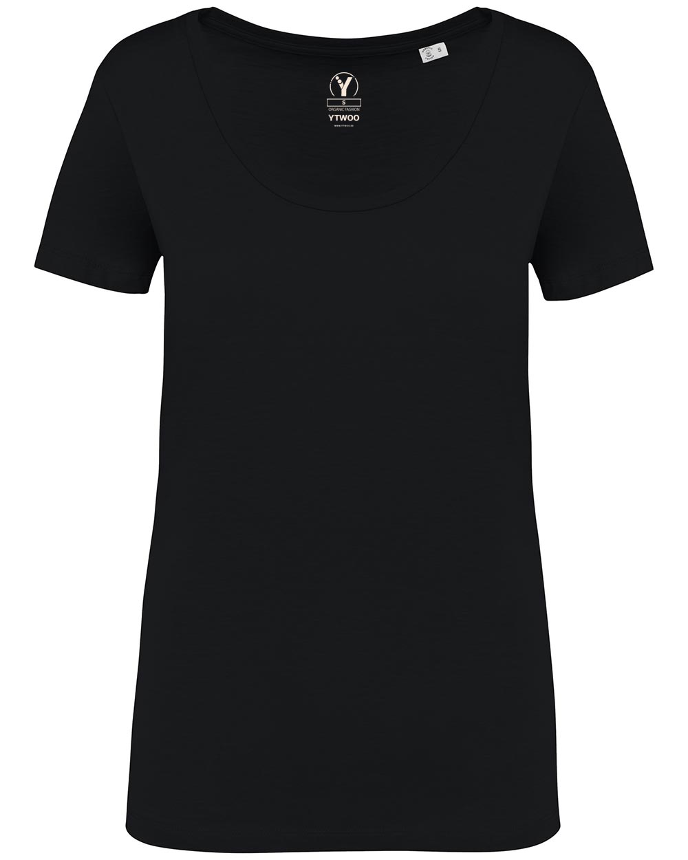 damen-slub-t-shirt-bio-baumwolle-black