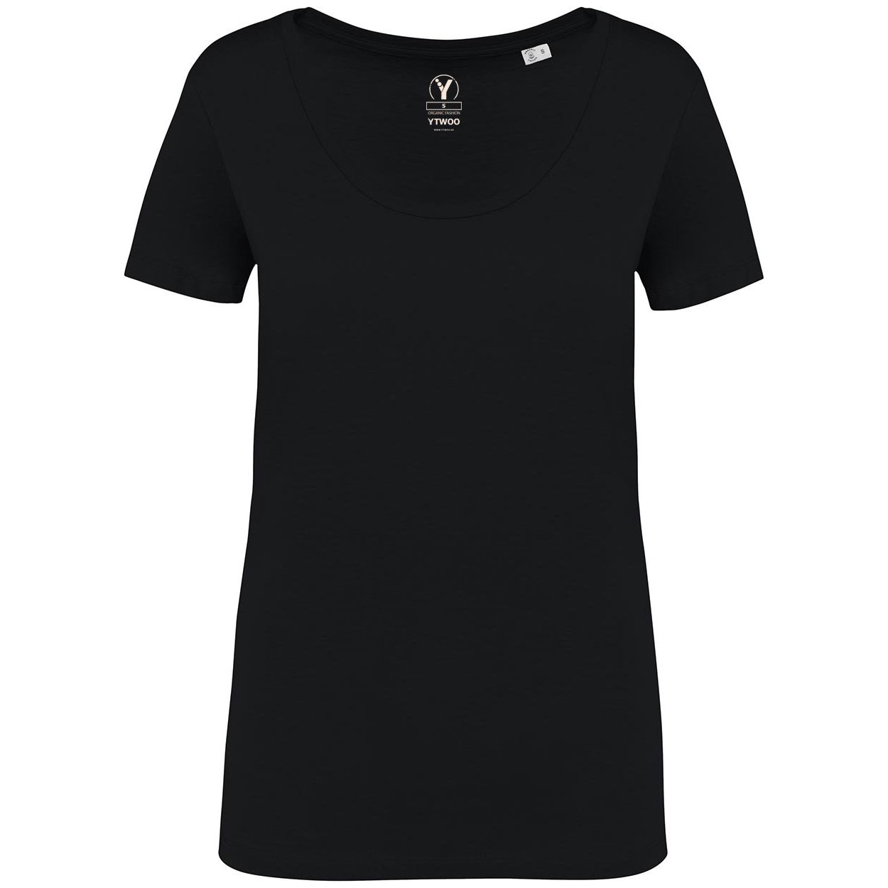 damen-slub-t-shirt-bio-baumwolle-black