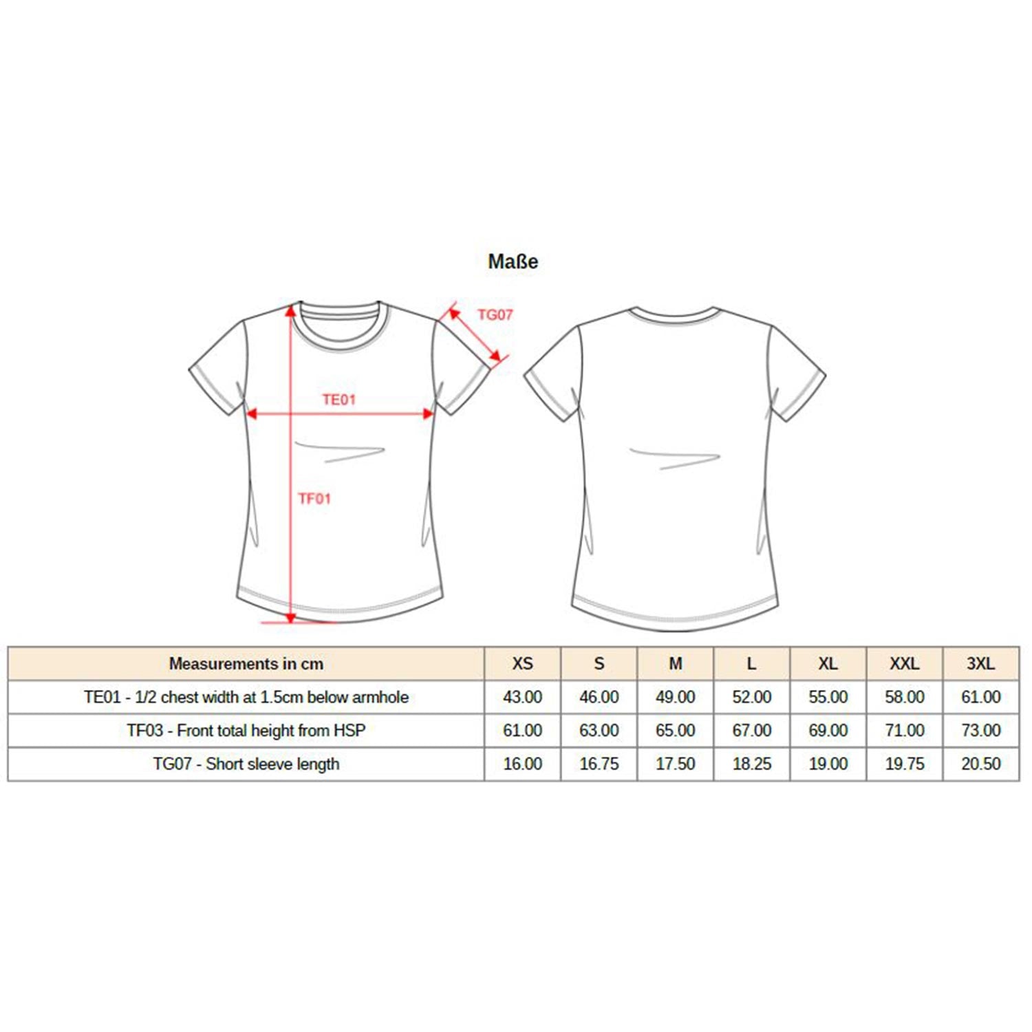 Fitted  Damen T-Shirt Standard