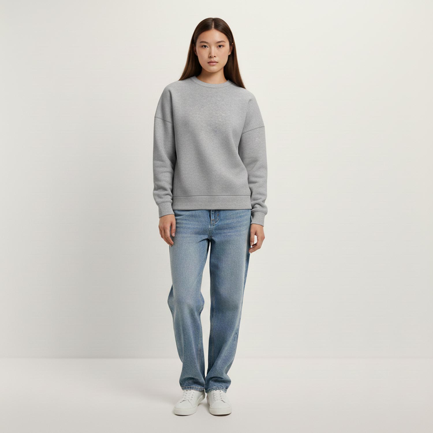 Damen Basic Sweatshirt