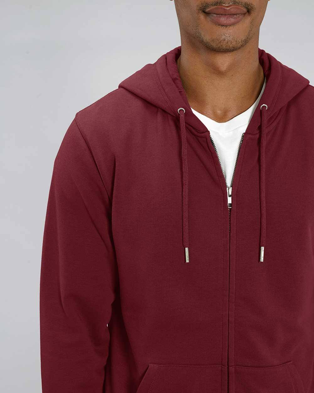 hoodie-jacke-damen-herren-zipper-fair-wear_Burgundy_4