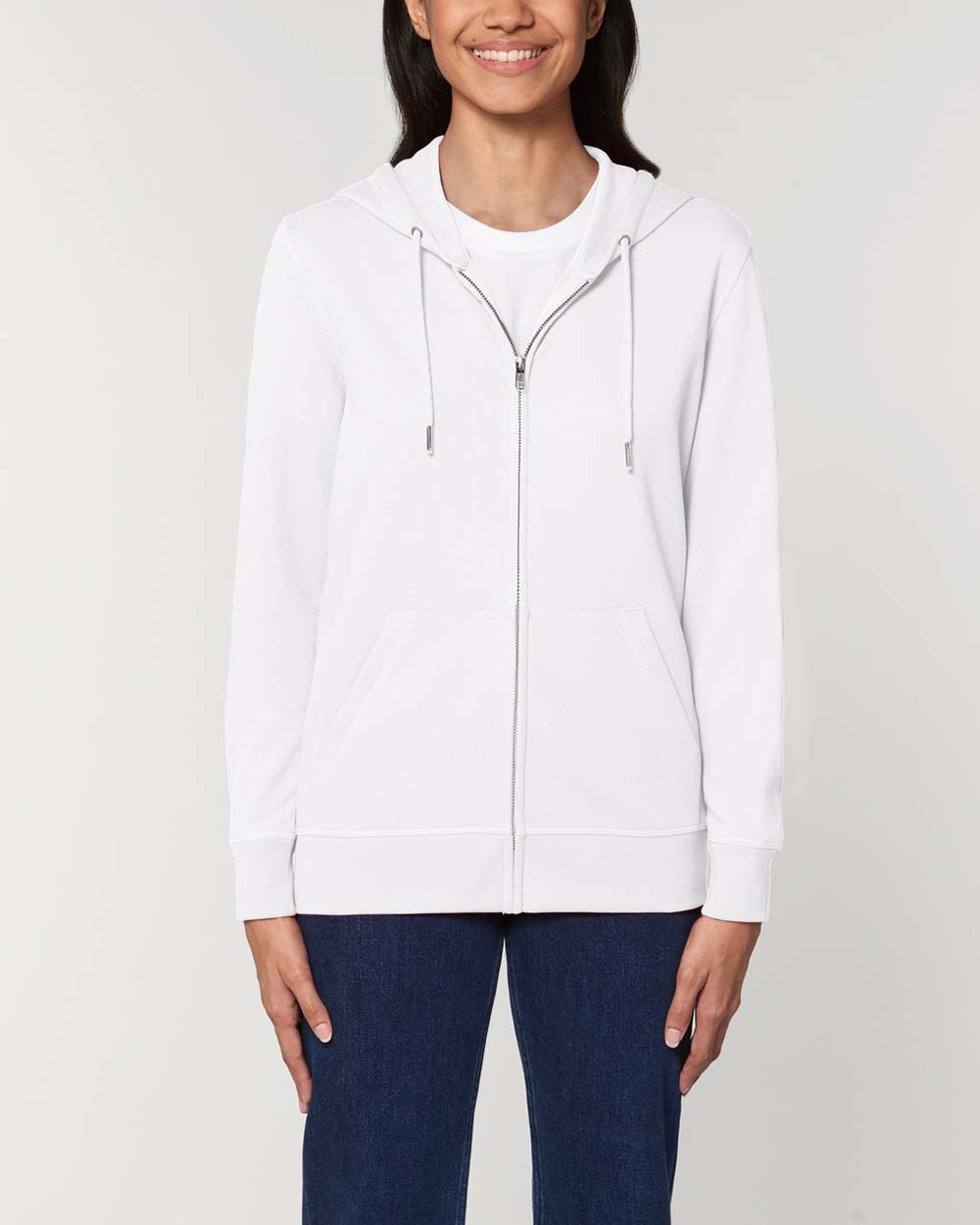 hoodie-jacke-damen-herren-zipper-fair-wear_White_8