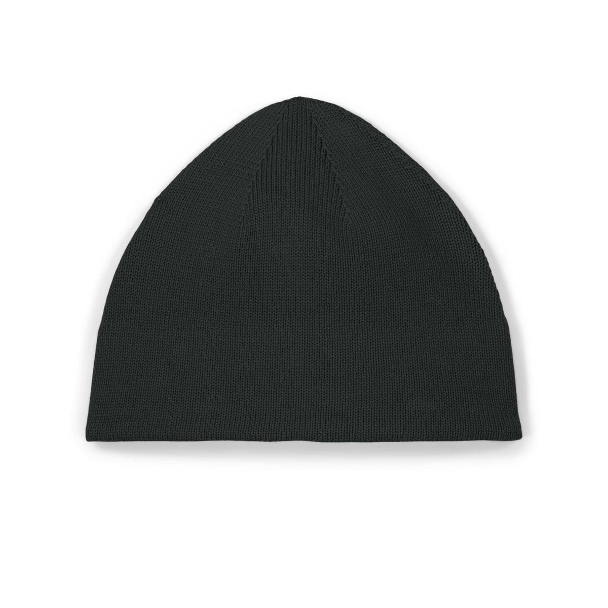 Unisex Beanie Schwarz – Produktansicht vorne