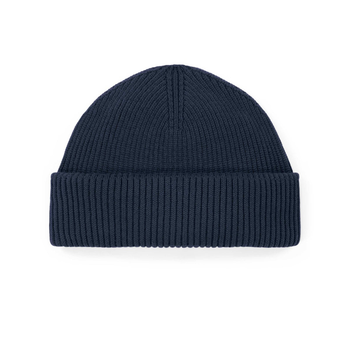Unisex Docker Beanie Navy – Produktansicht vorne