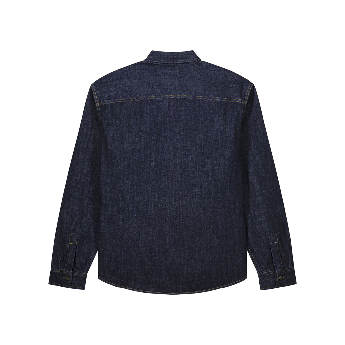 Heavy Denim Unisex Overshirt Rinse Wash – Produktansicht hinten