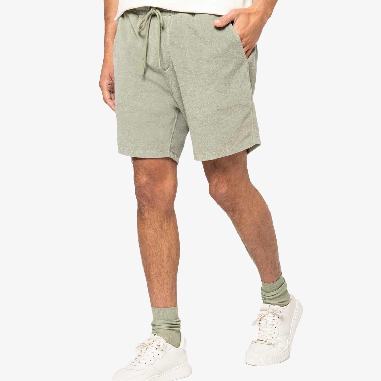 Terry Towel Herrenshorts aus Bio-Baumwolle/recyceltem PET | Made in Portugal