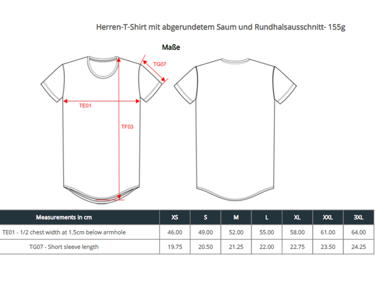 herrent-t-shirt-bio-runder-saum-sizeguide