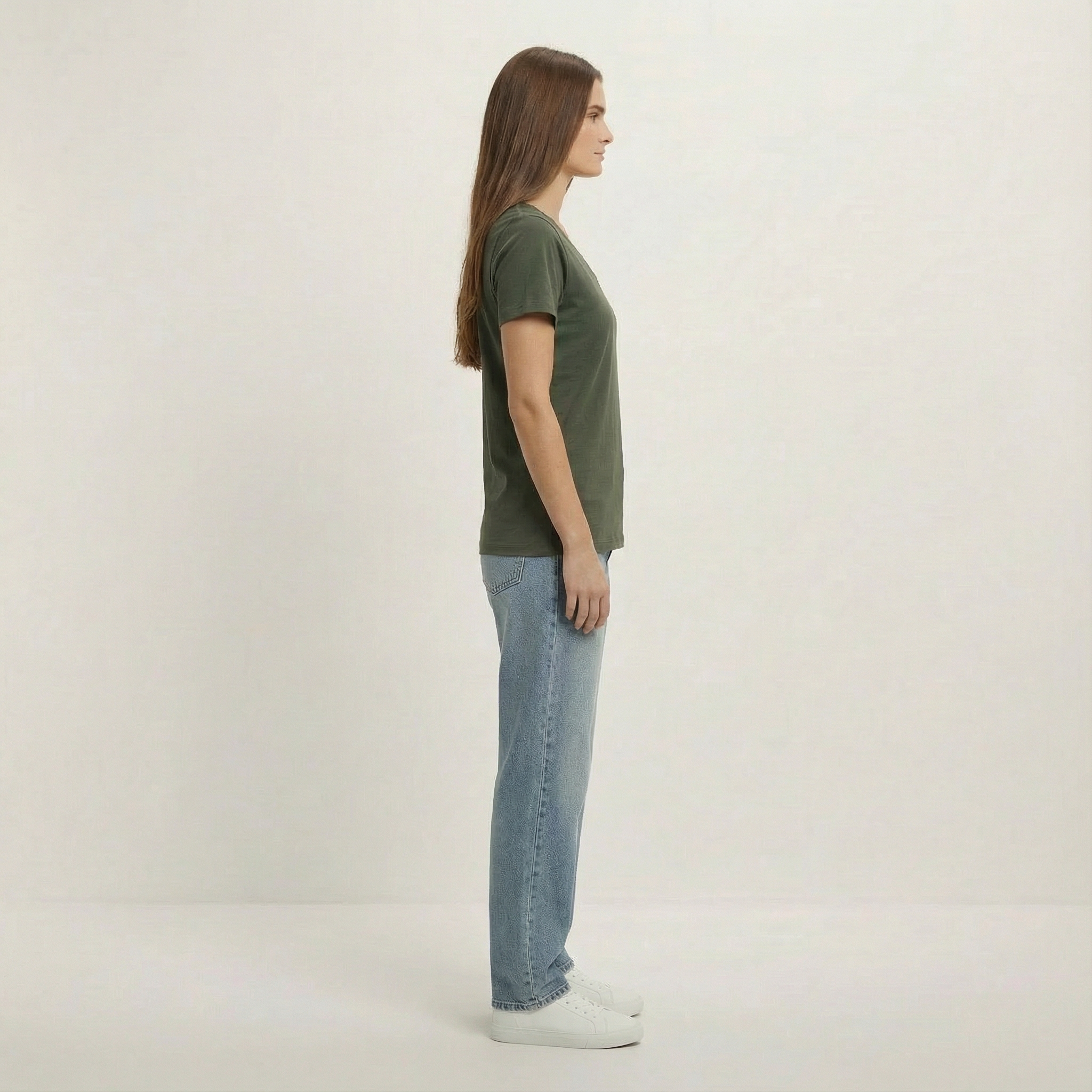 Damen V-Neck T-Shirt