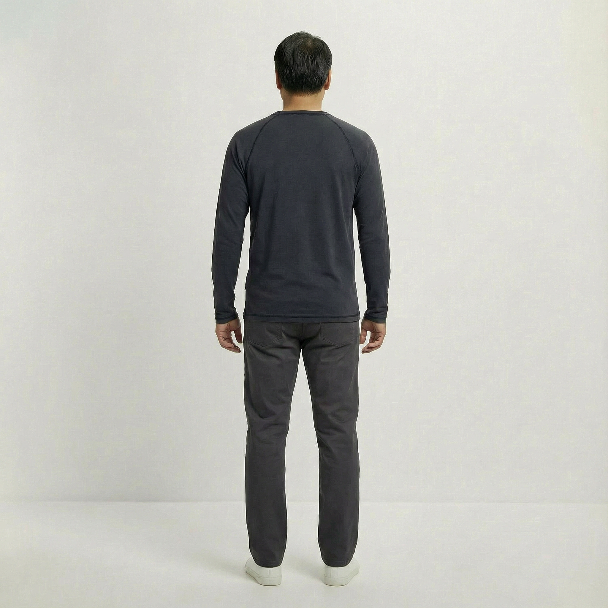 GreenStyle Herren Raglan-Shirt: Longsleeve aus  Bio-Baumwolle
