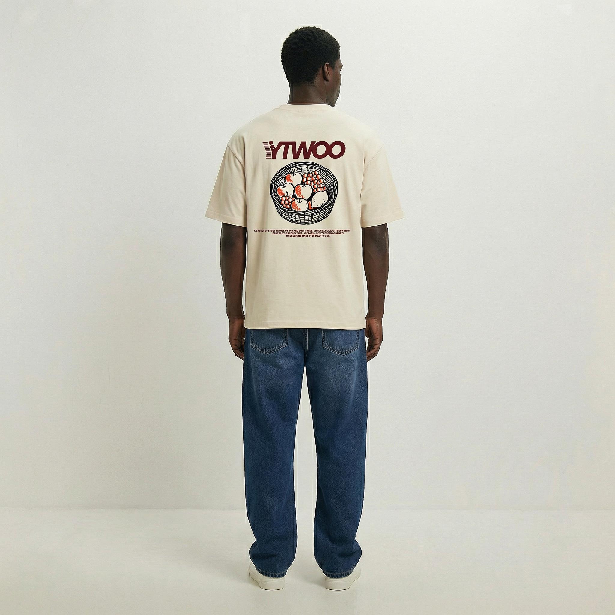 YTWOO Obstkorb – Heavyweight Boxy T-Shirt