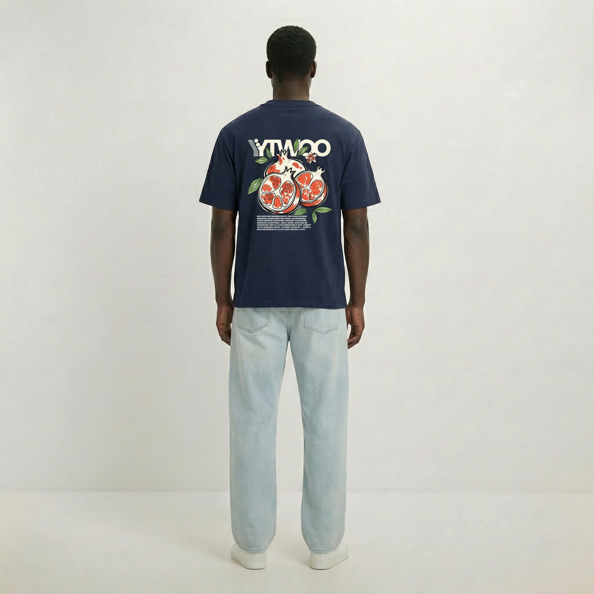 Granatapfel YTWOO – Heavyweight Boxy T-Shirt