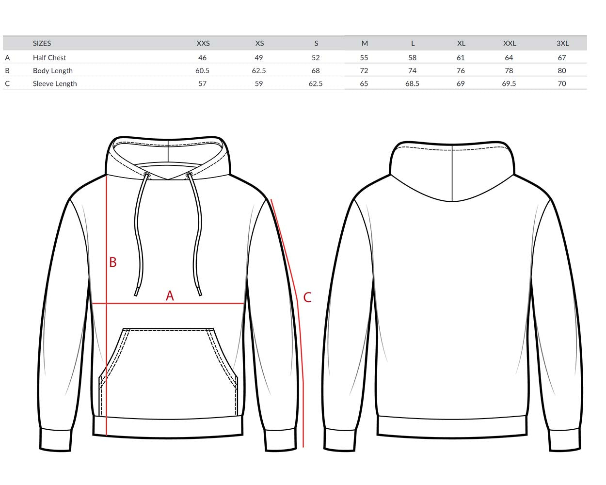 hoodie-terry-unisex-sizeguide