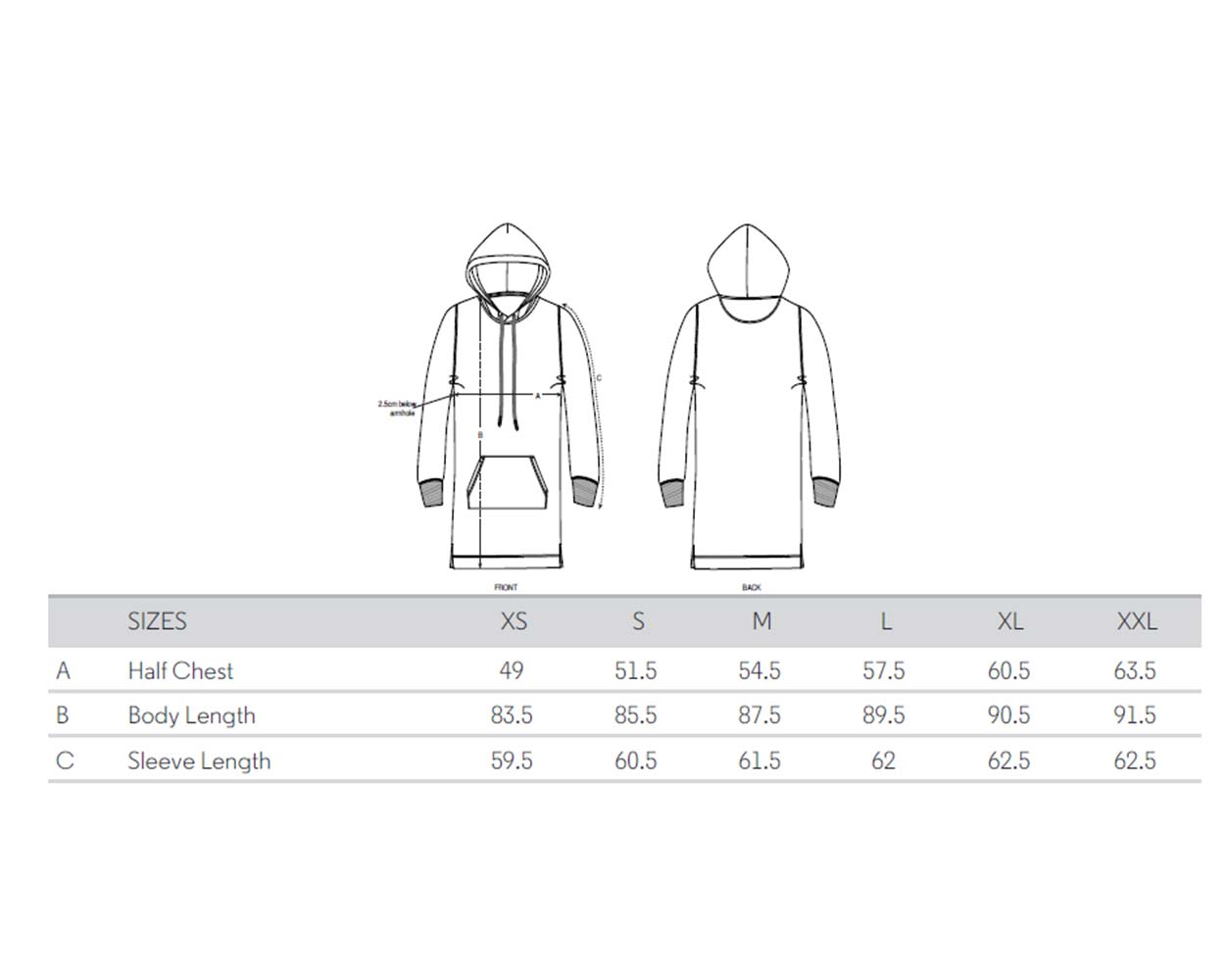 kapuzenkleid-bio-fair-baumwolle_sizeguide