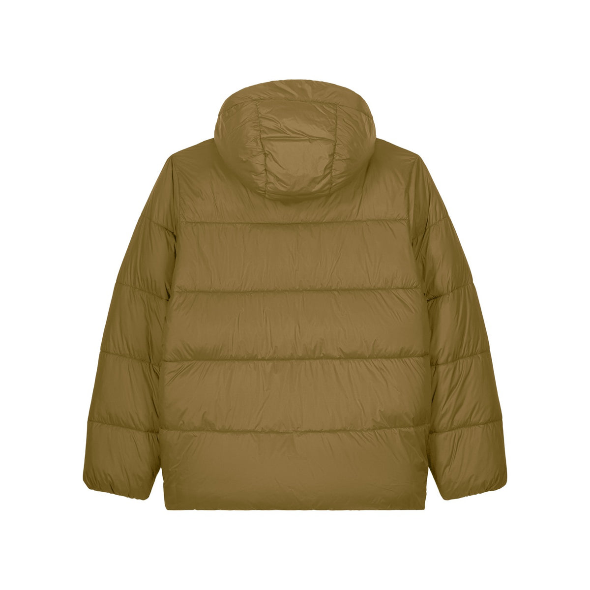 Unisex Pufferjacke Bronze – Produktansicht hinten