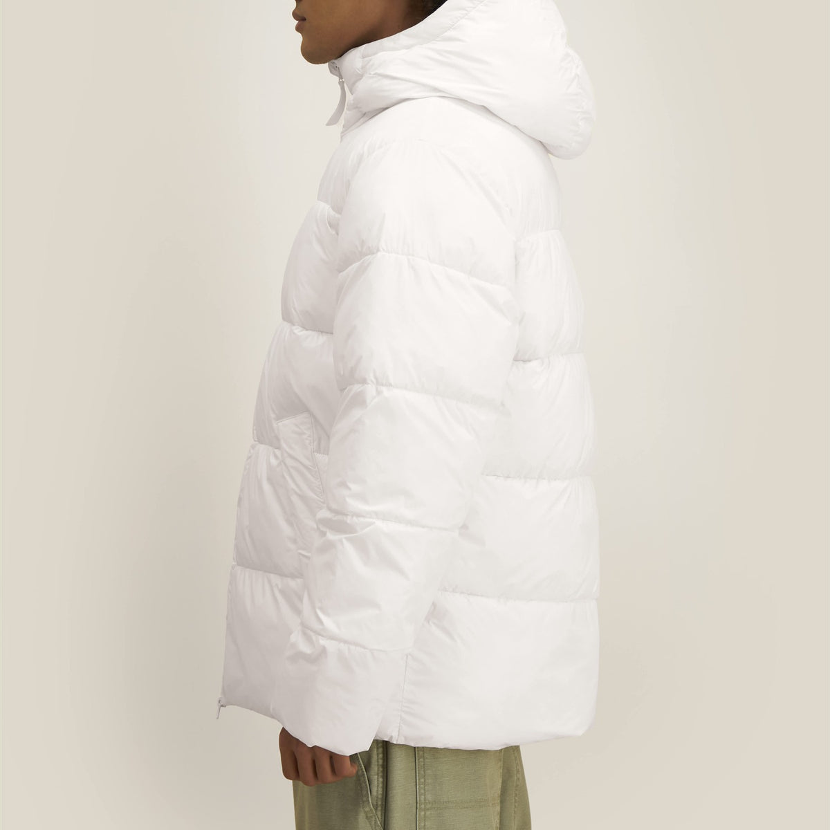 Pufferjacke Off White – Seitenansicht