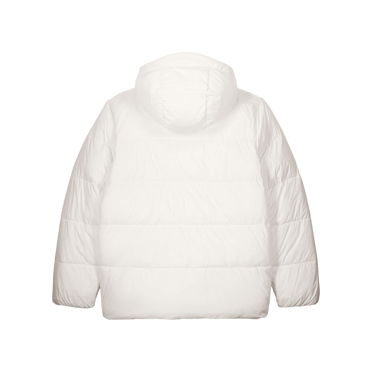 Unisex Pufferjacke Off White – Produktansicht hinten