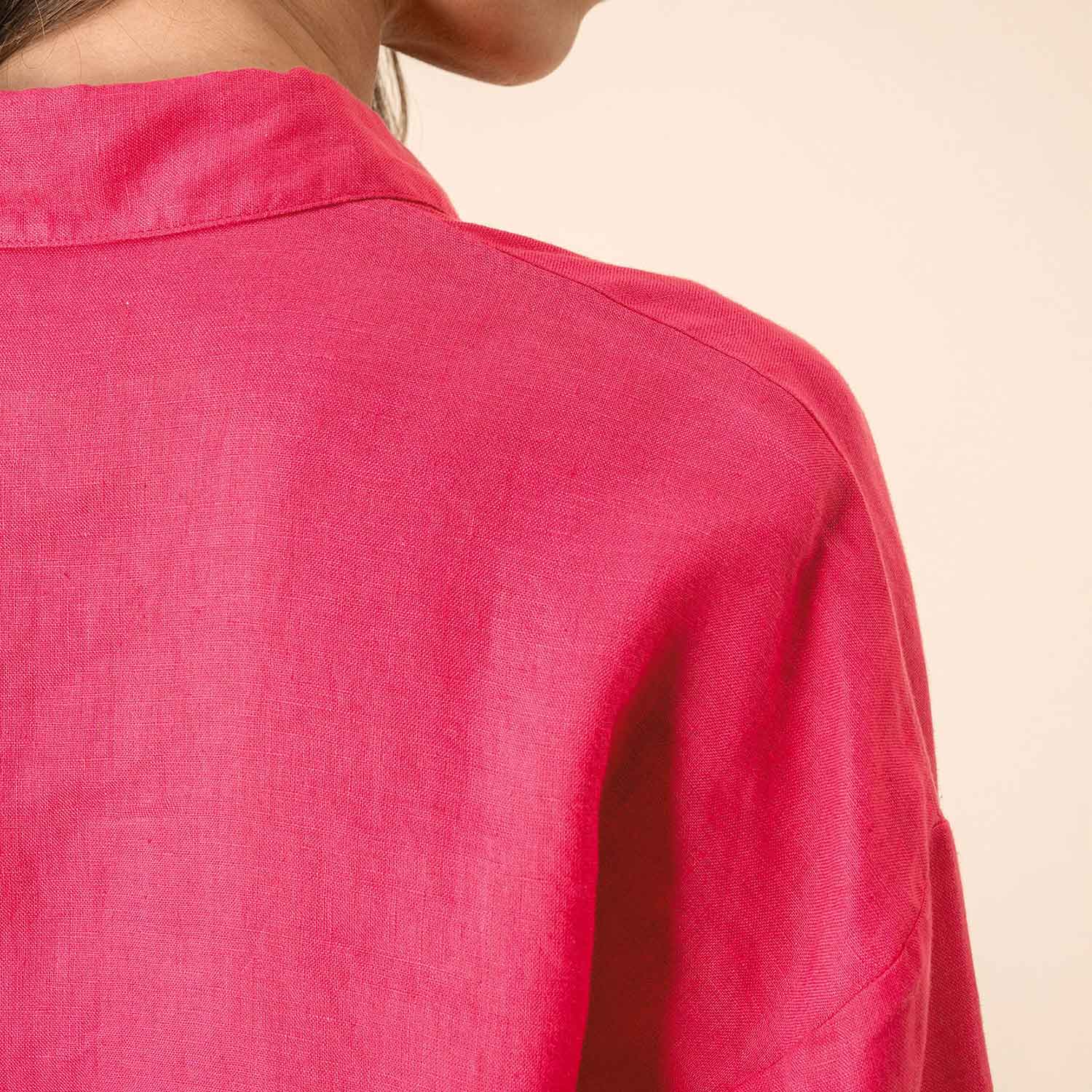 Oversized Leinenhemd für Damen