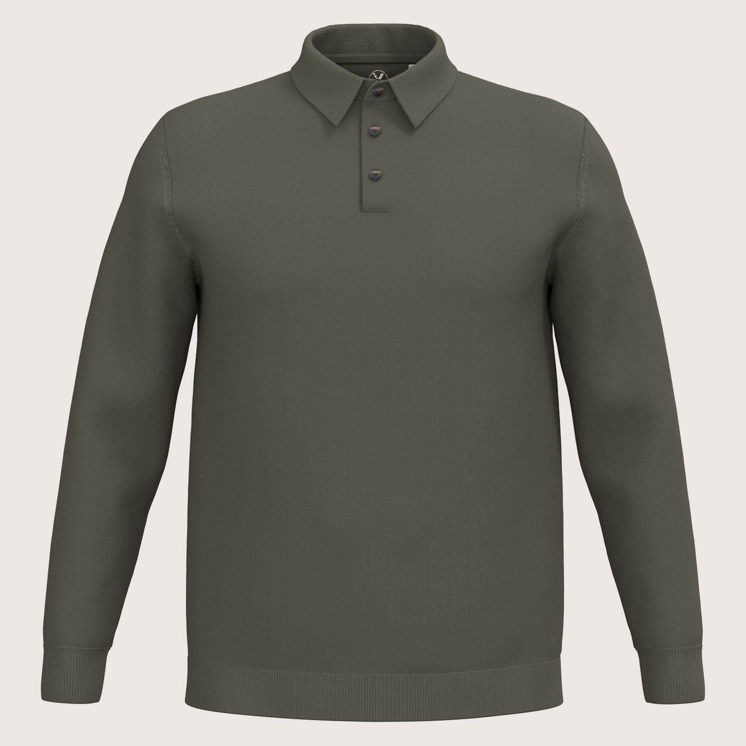 Herren Langarm-Poloshirt