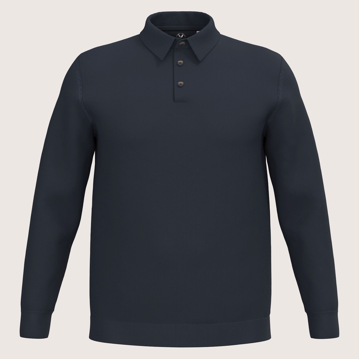 Herren Langarm-Poloshirt